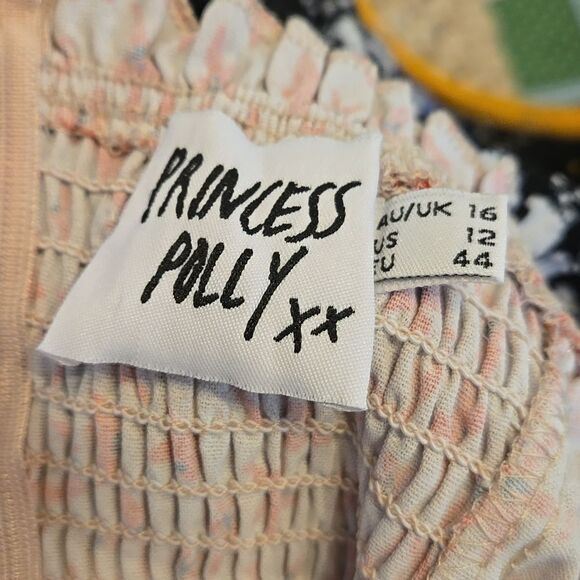 Princess Polly Floral Red and White Mini Sundress - Picture 6 of 7